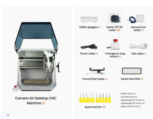 Cavers air mini Fräse Makera