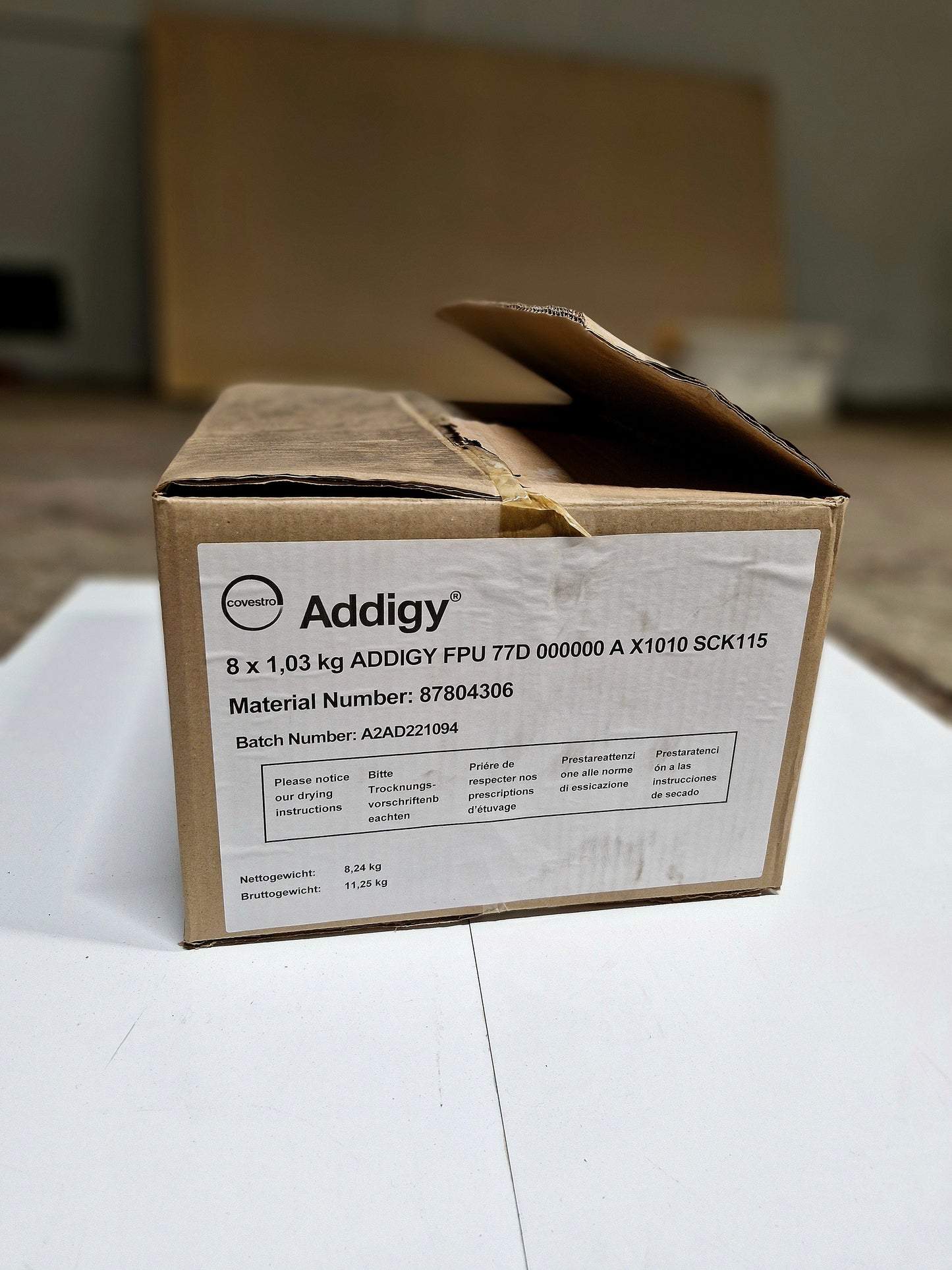 Covestro Filamentrolle Addigy FPU 77D A X1010 SCK115 1,75mm