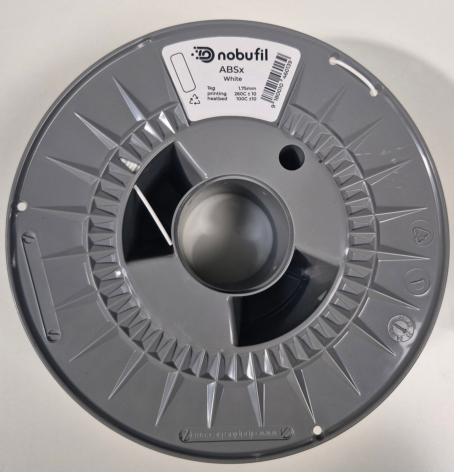 Nobufil ABSx White Filamentrolle