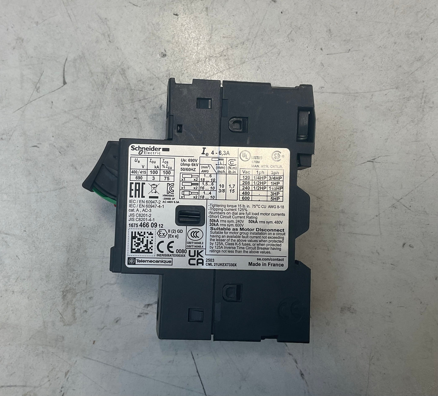 Schneider Electric GV2ME10 Motorschutzschalter