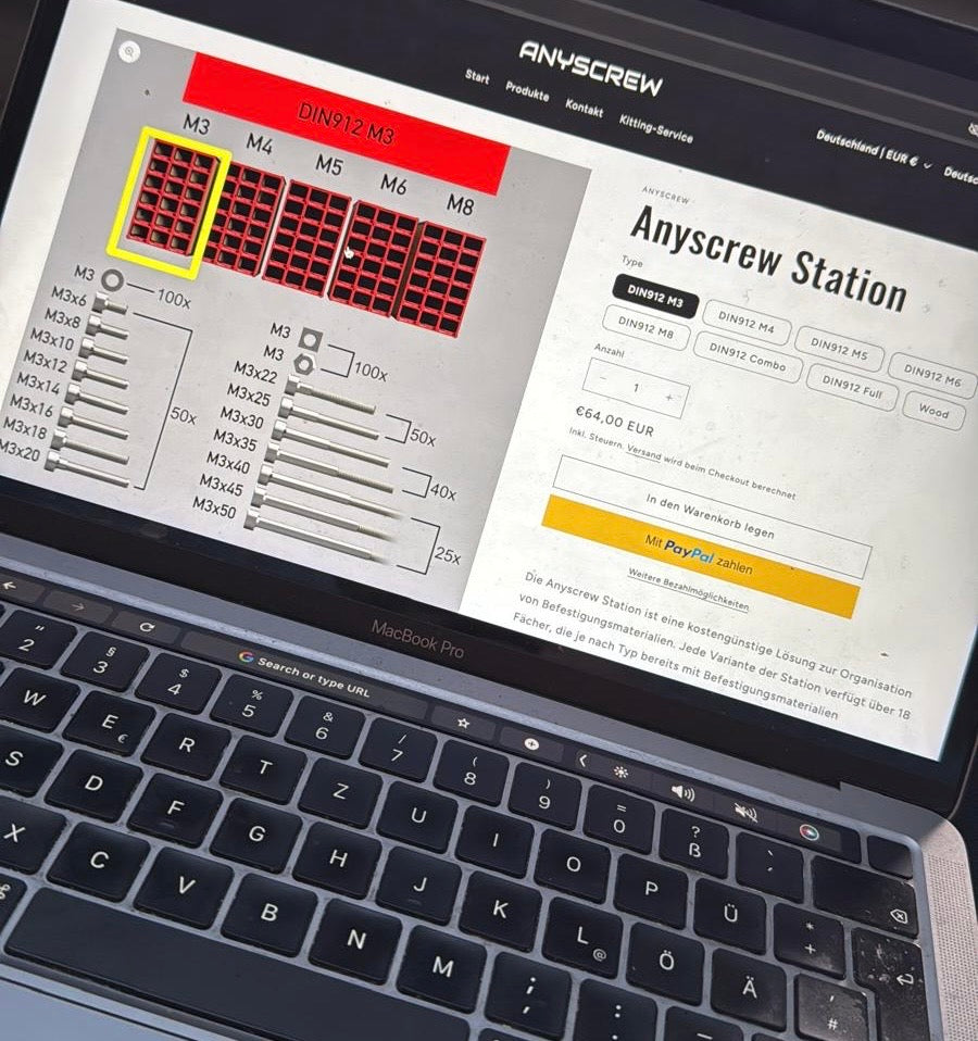 Anyscrew Schraubenregal