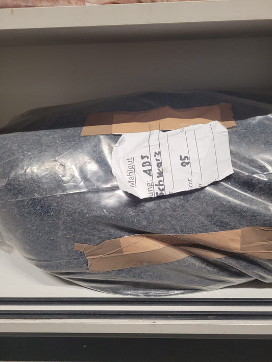 25kg ABS Granulat schwarz