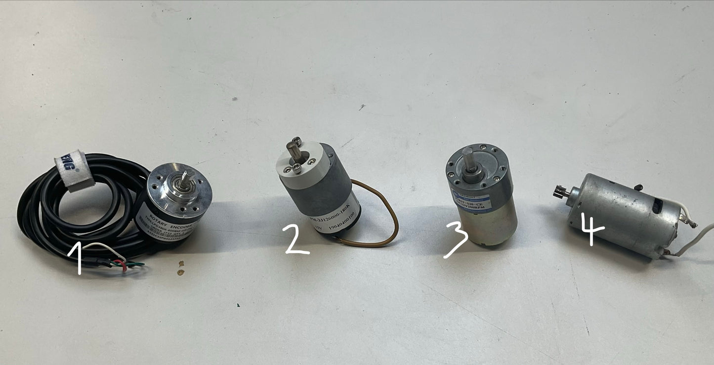 Unterschiedliche DC Motoren