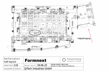 Formnext 2025 Weltleitmesse QiTech Community Ticket