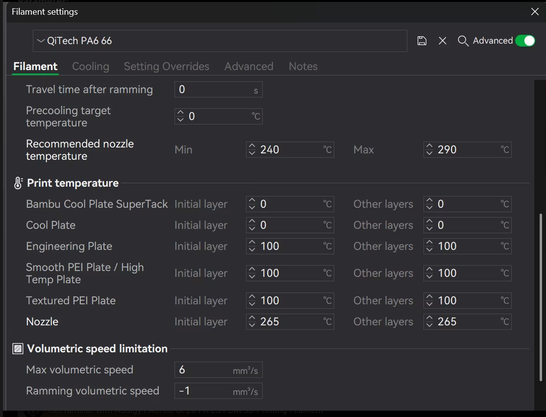 Covestro 2,85 Nylon-Glasfaser 1KG  PA6/66-GF20 Weiß