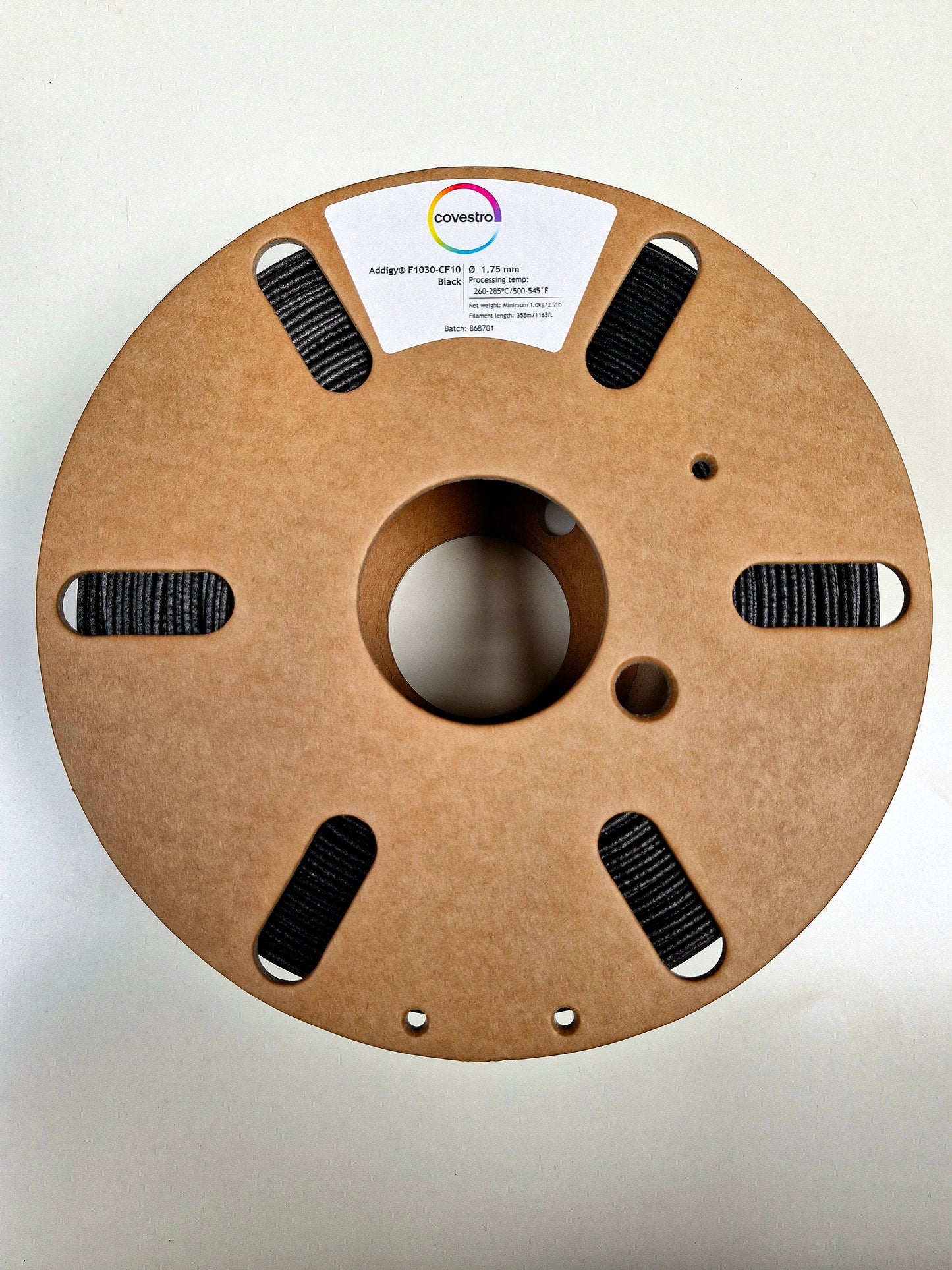 Covestro Filamentrolle Addigy F1030-CF10 Black 2,85mm/1,75mm