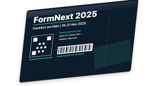 Formnext 2025 Weltleitmesse QiTech Community Ticket